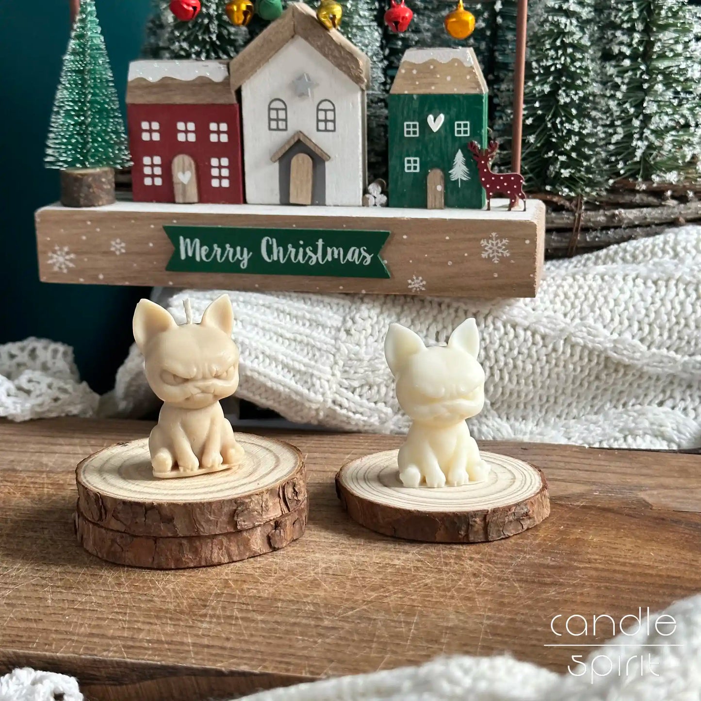 Mini chihuahua candle favours - funny office decor, pet loss gift for dog moms, animal lovers, veterinarians