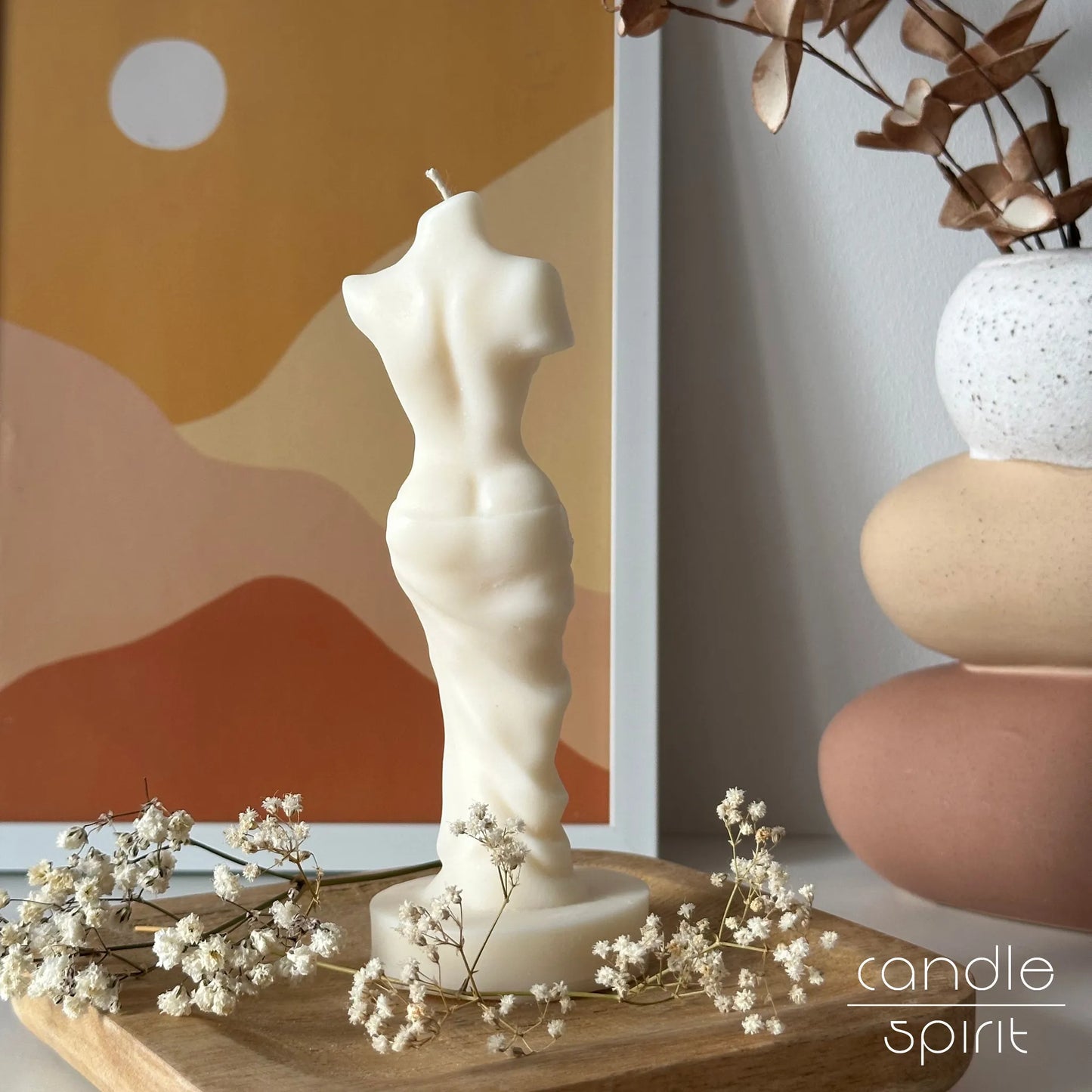 Venus goddess candle - Unique birthday, Christmas, Mother's Day & housewarming gift.