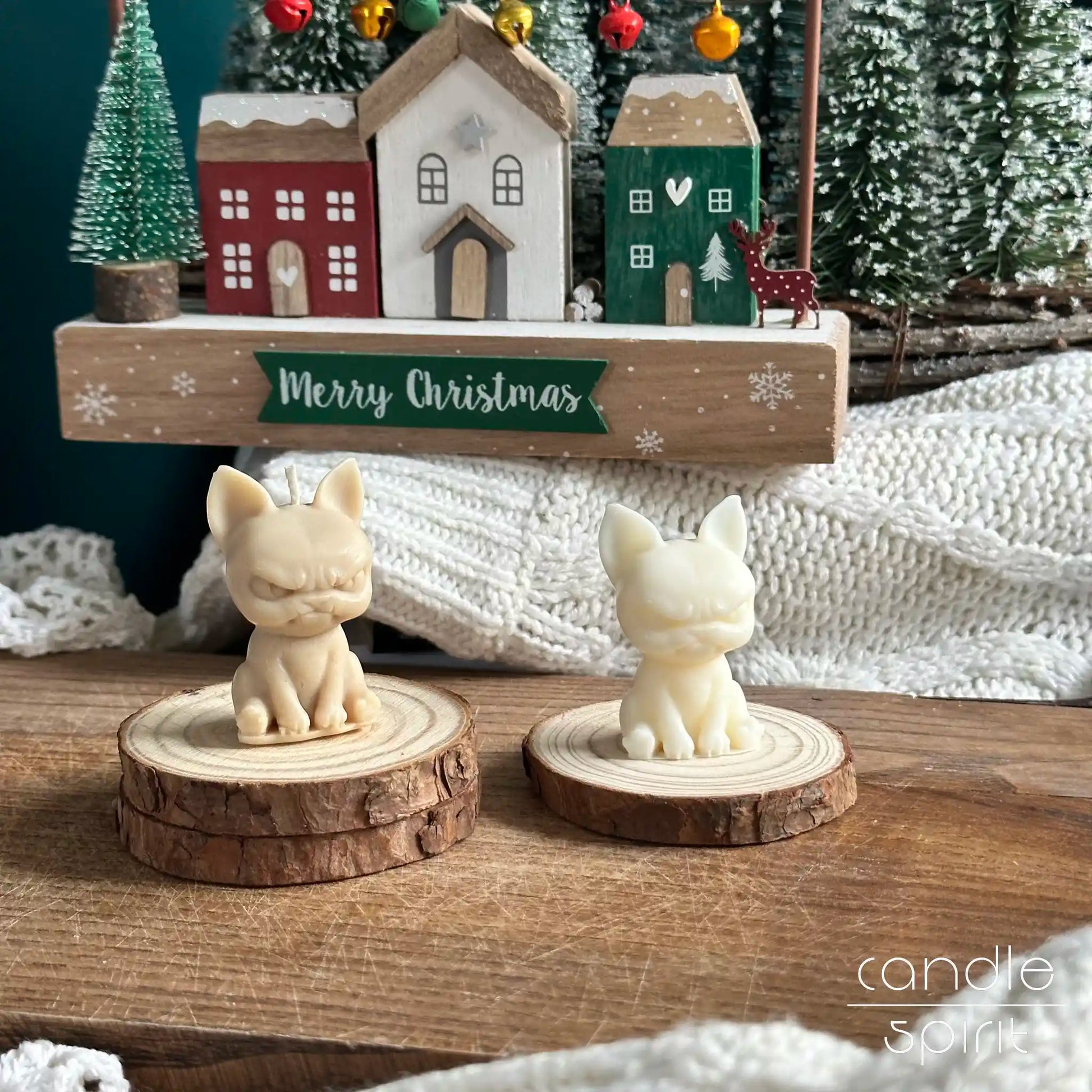 Mini chihuahua candle favours - funny office decor, pet loss gift for dog moms, animal lovers, veterinarians