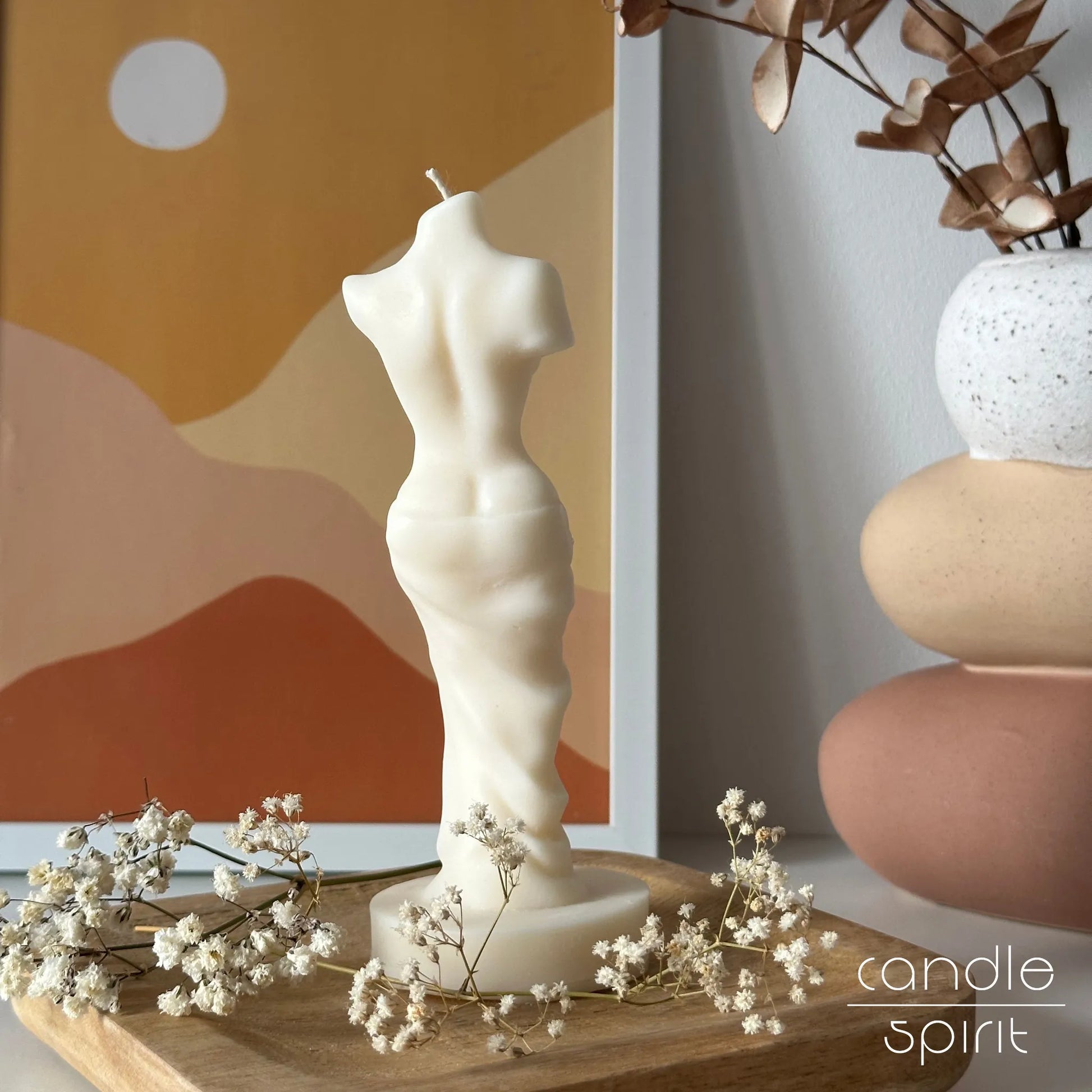 Venus goddess candle - Unique birthday, Christmas, Mother's Day & housewarming gift.