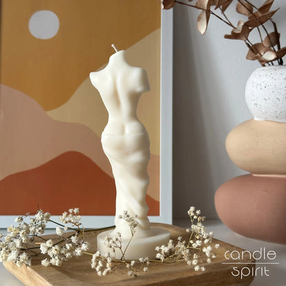 Venus goddess candle - Unique birthday, Christmas, Mother's Day & housewarming gift.